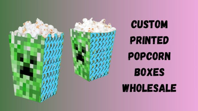 Lifting Snack Cylinder with Custom Popcorn Boxes