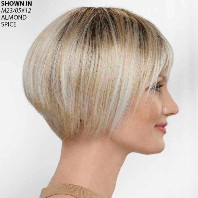 a bob blonde wig